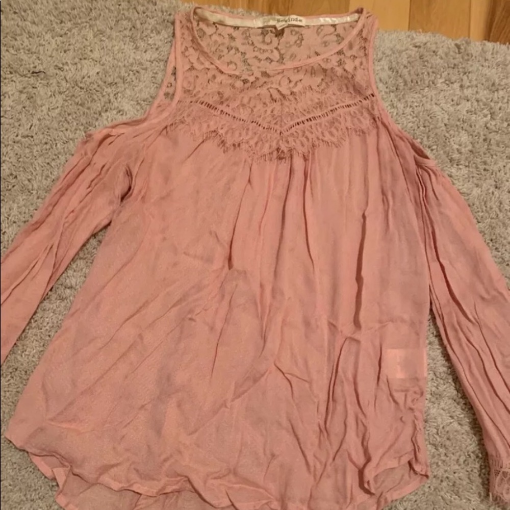 Pink Lace Top